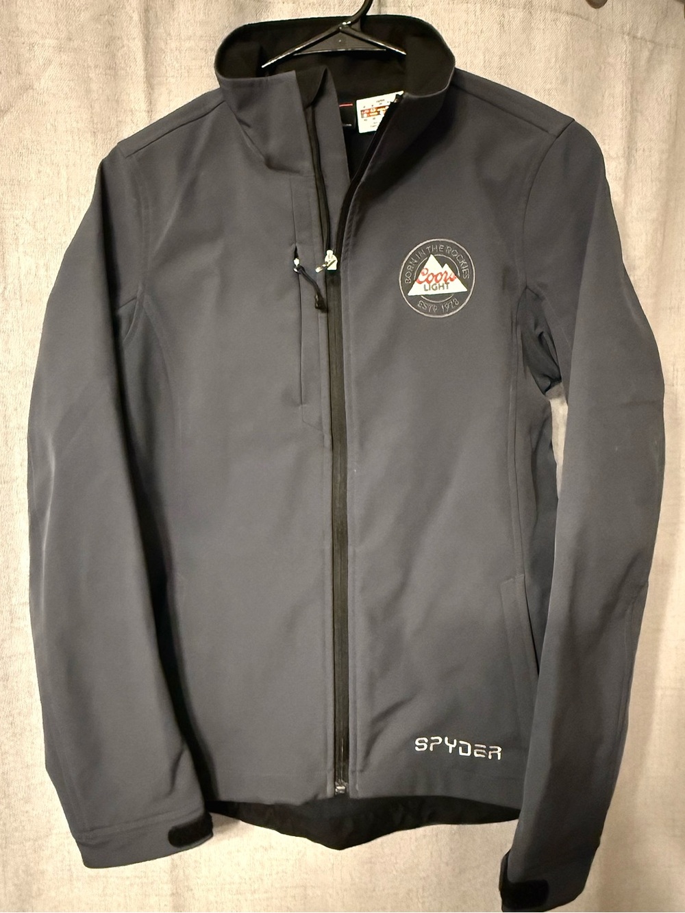 Spyder Women's Navy Softshell Utility Jacket with Chest Patch